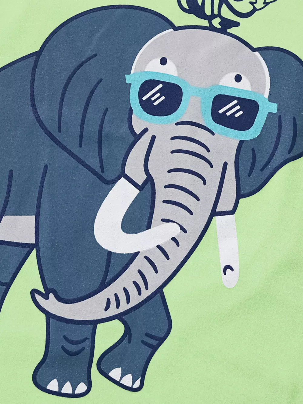 Children's Elephant & Monkey Short Sleeve T-Shirt, image 3