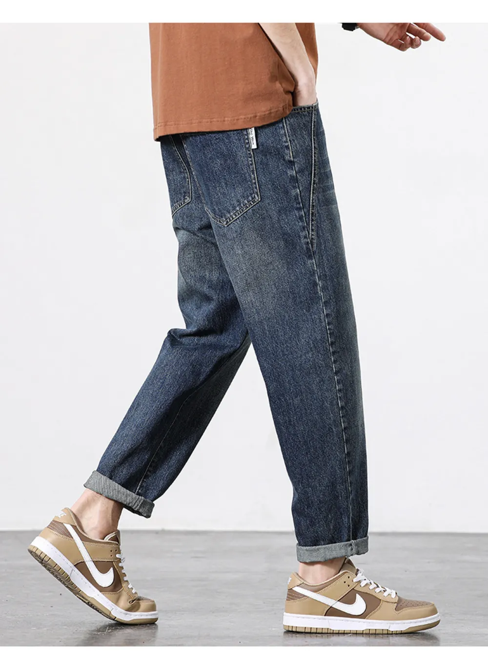 Men's Wide Leg Jeans, image 4