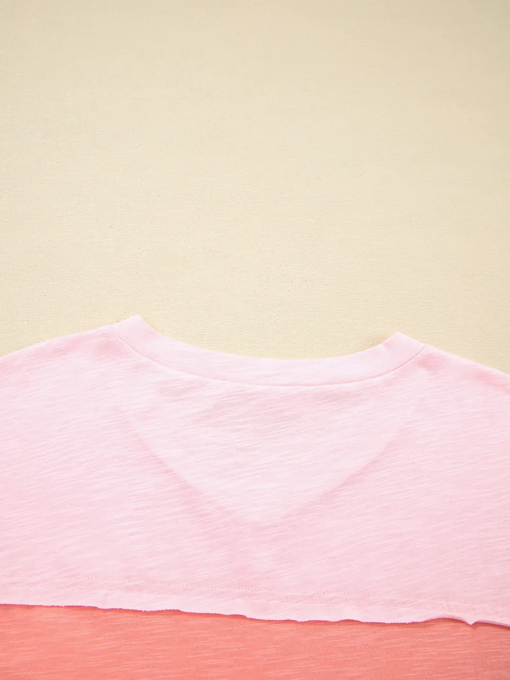 Flower Patched Exposed Seam Oversized T Shirt, image 8
