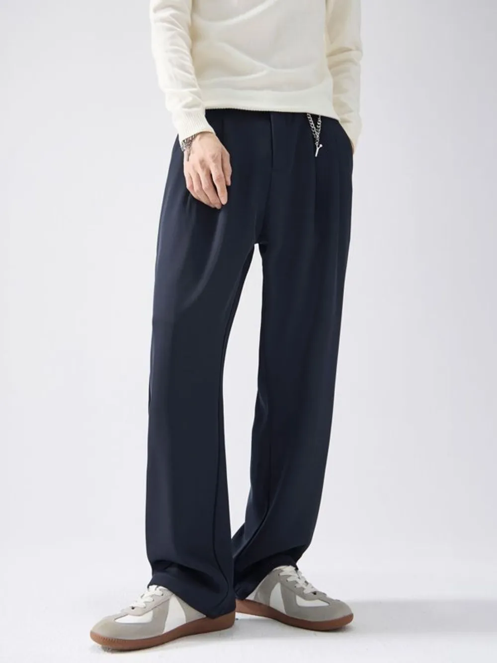 Men's Full Size Drawstring Wide Leg Pants with Pockets Plus Size, image 4