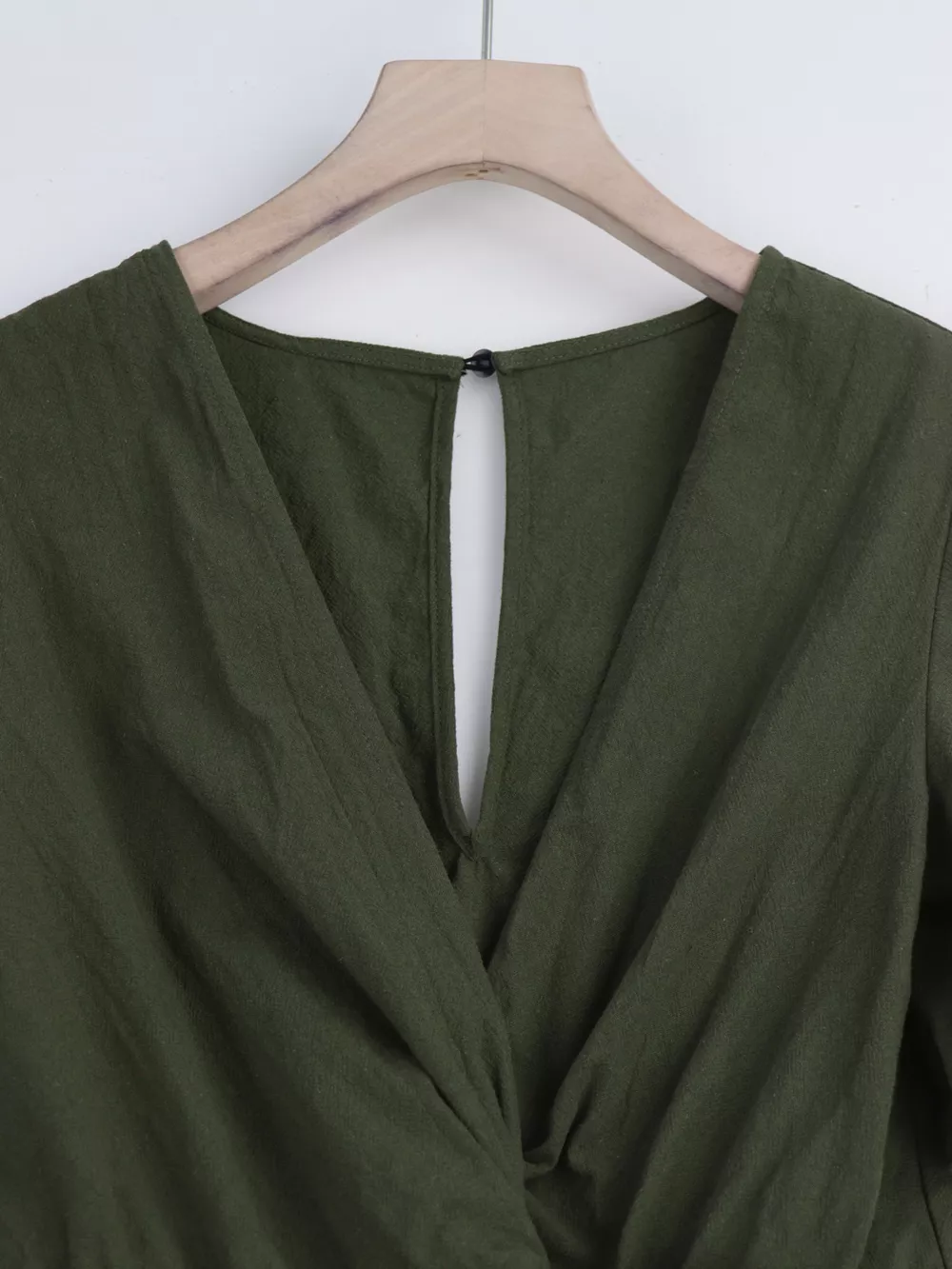 Tie Waist Flutter Sleeve Romper, image 8