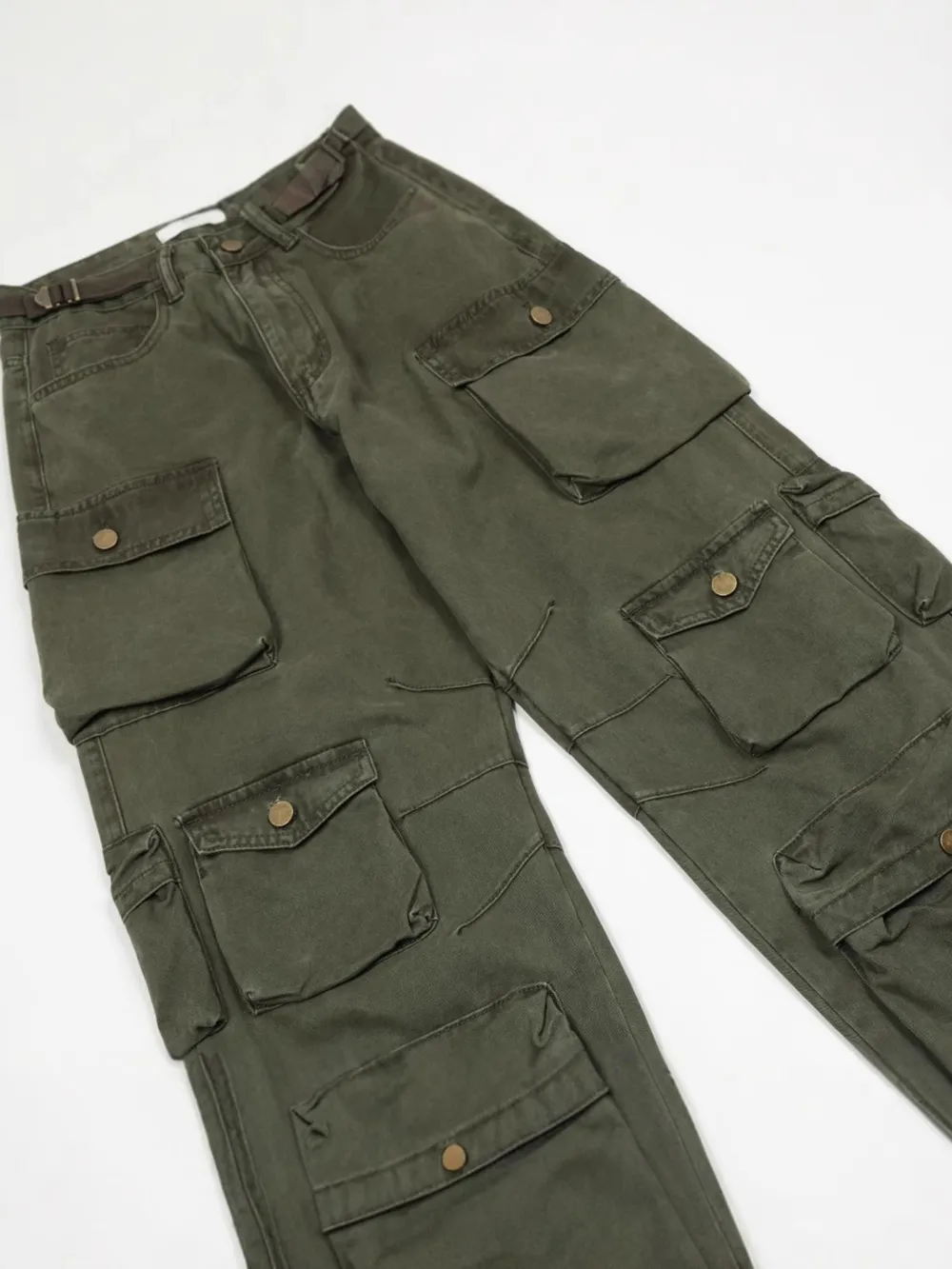 Men's Multi-Pocket Relaxed Fit Cargo Pants, image 4