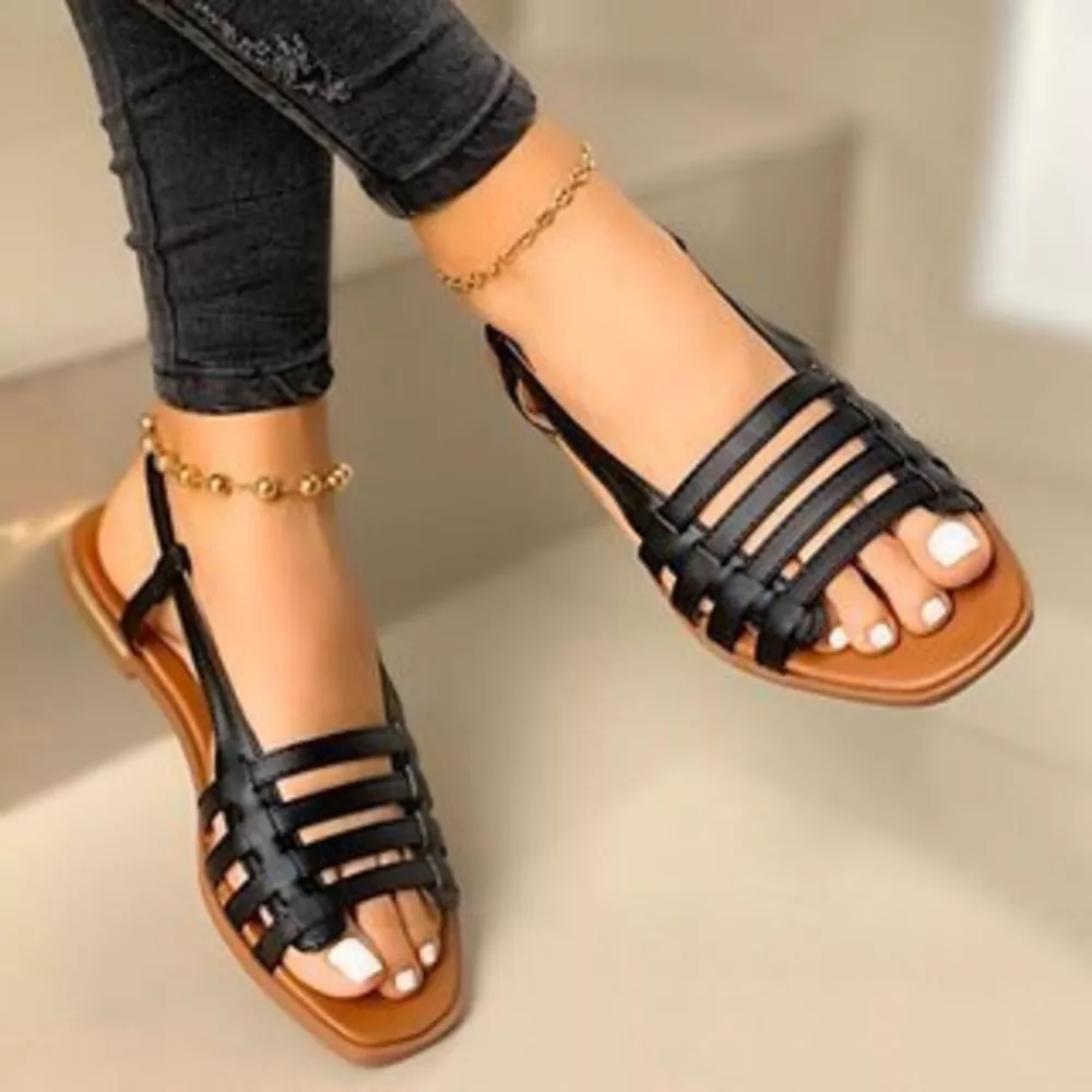 Open Toe Flats Sandals, image 2