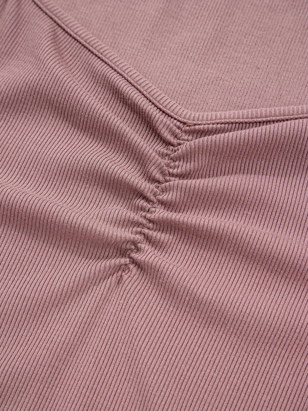Ruched Front Long Sleeve T-Shirt, image 8