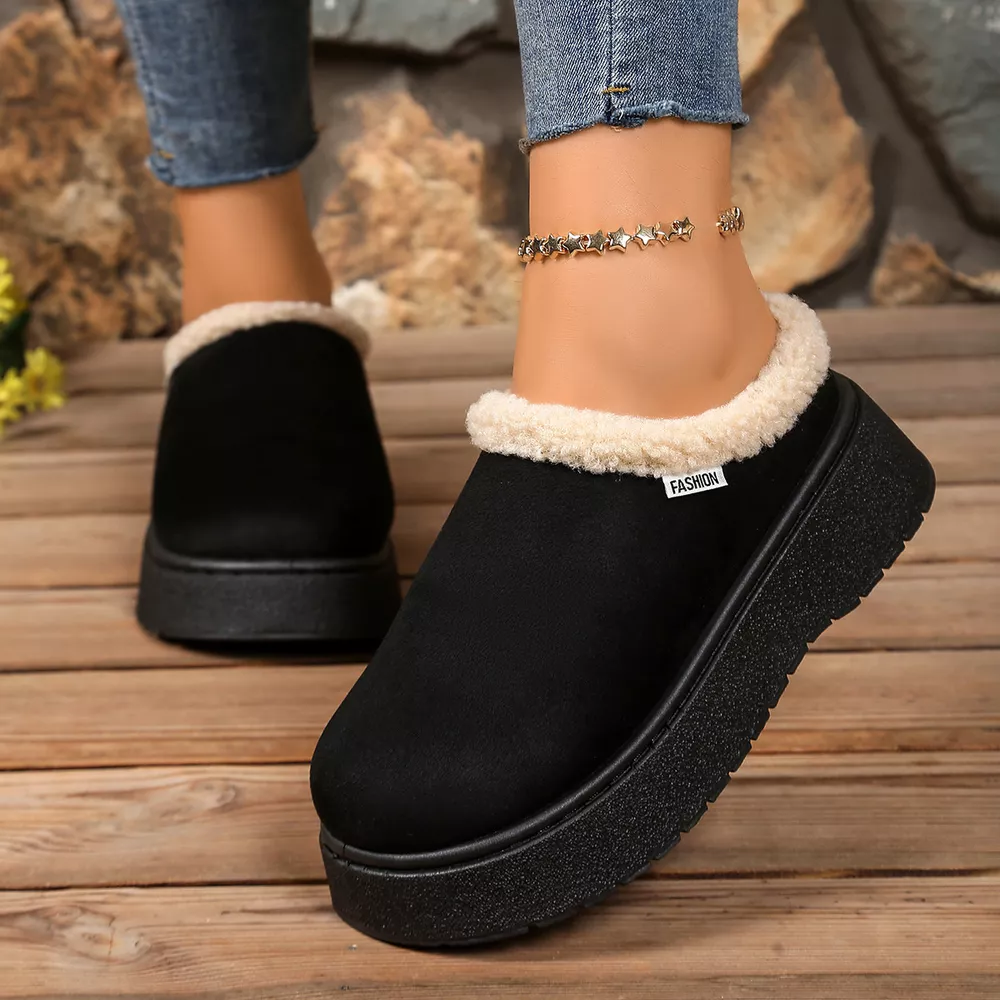 Plush Lined Platform Boots, image 3