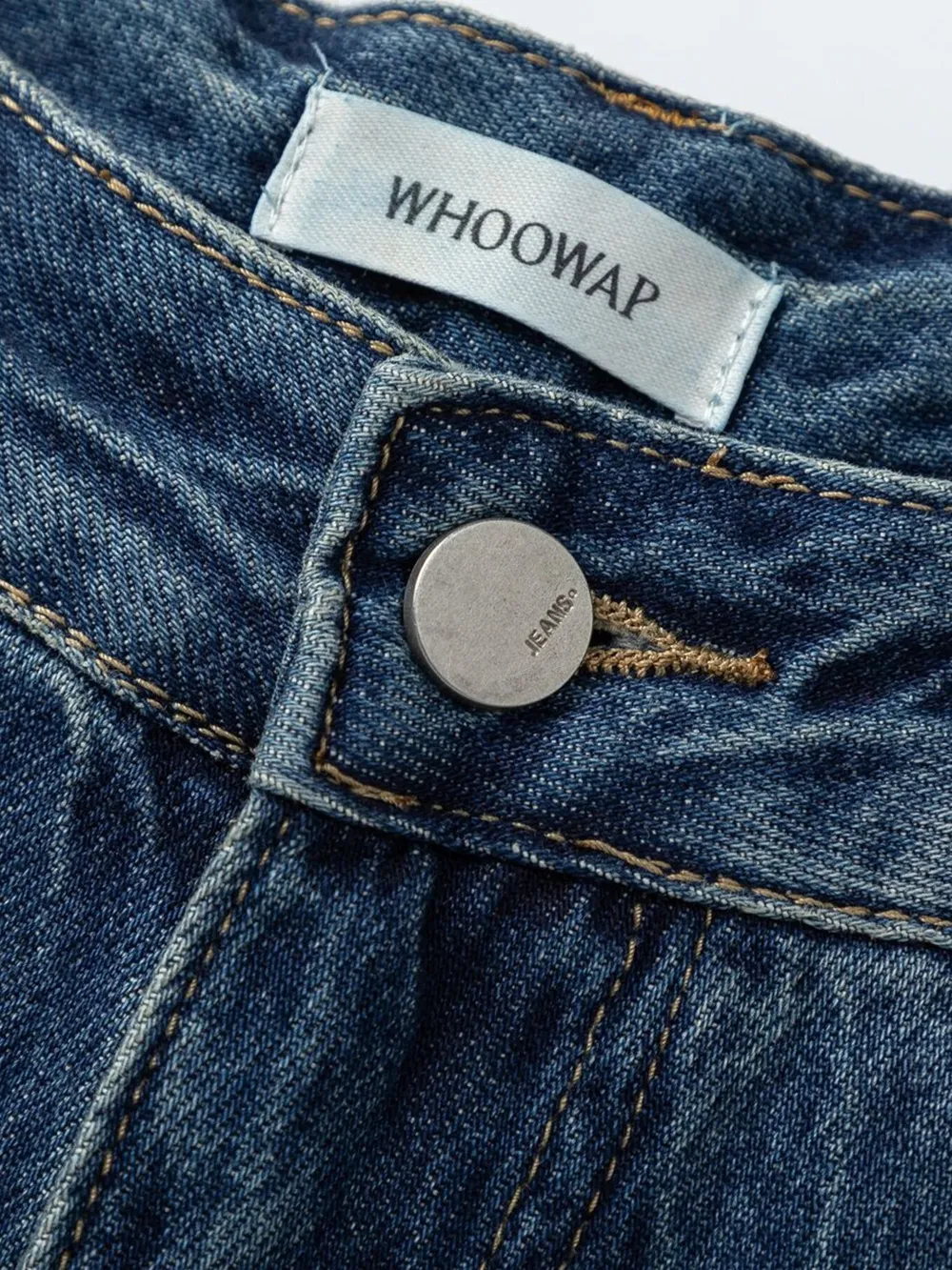 Men's Washed Denim Bermuda Shorts, image 9