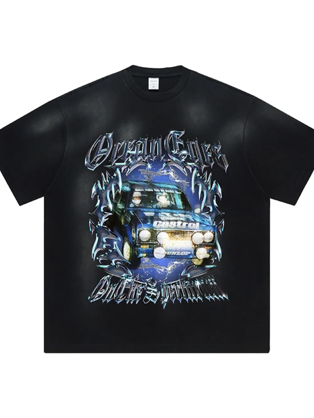 Men's Graphic Round Neck Short Sleeve T-Shirt