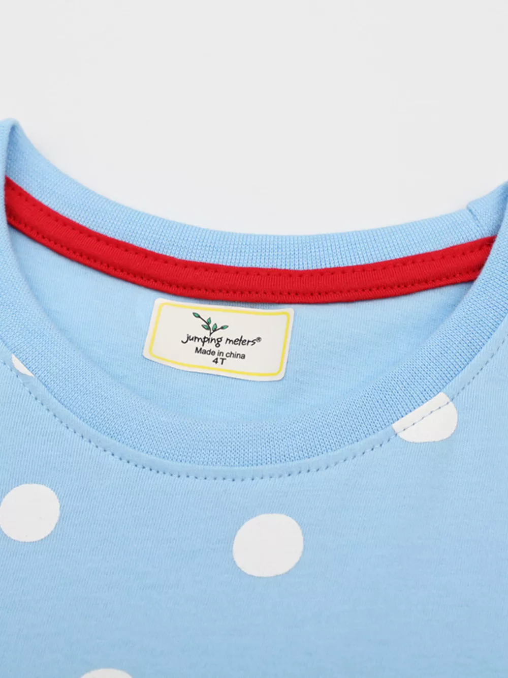 Children's Polka Dot Ladybug Round Neck Dress, image 2