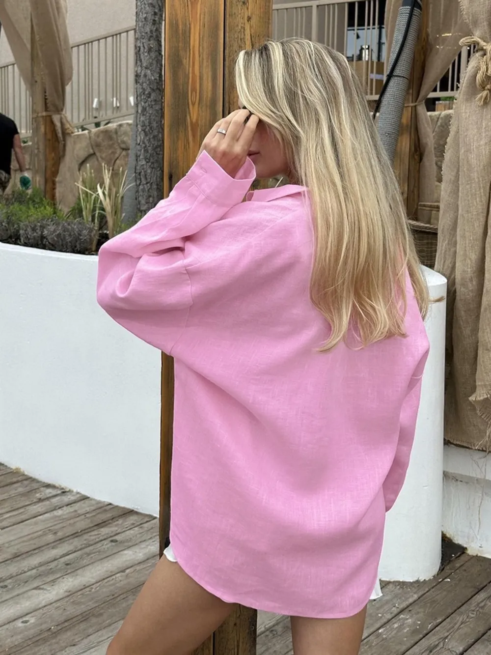 Casual Button-Up Long Sleeve Shirt, image 7