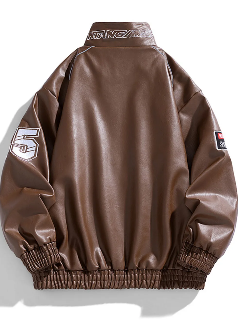 Men's Plus Size Zip Up Long Sleeve Jacket, image 5