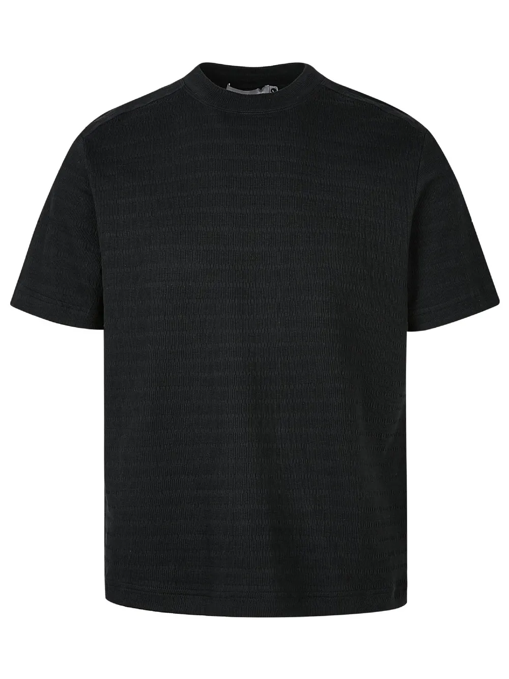 Men's Textured Knit Crew Neck T-Shirt, image 4