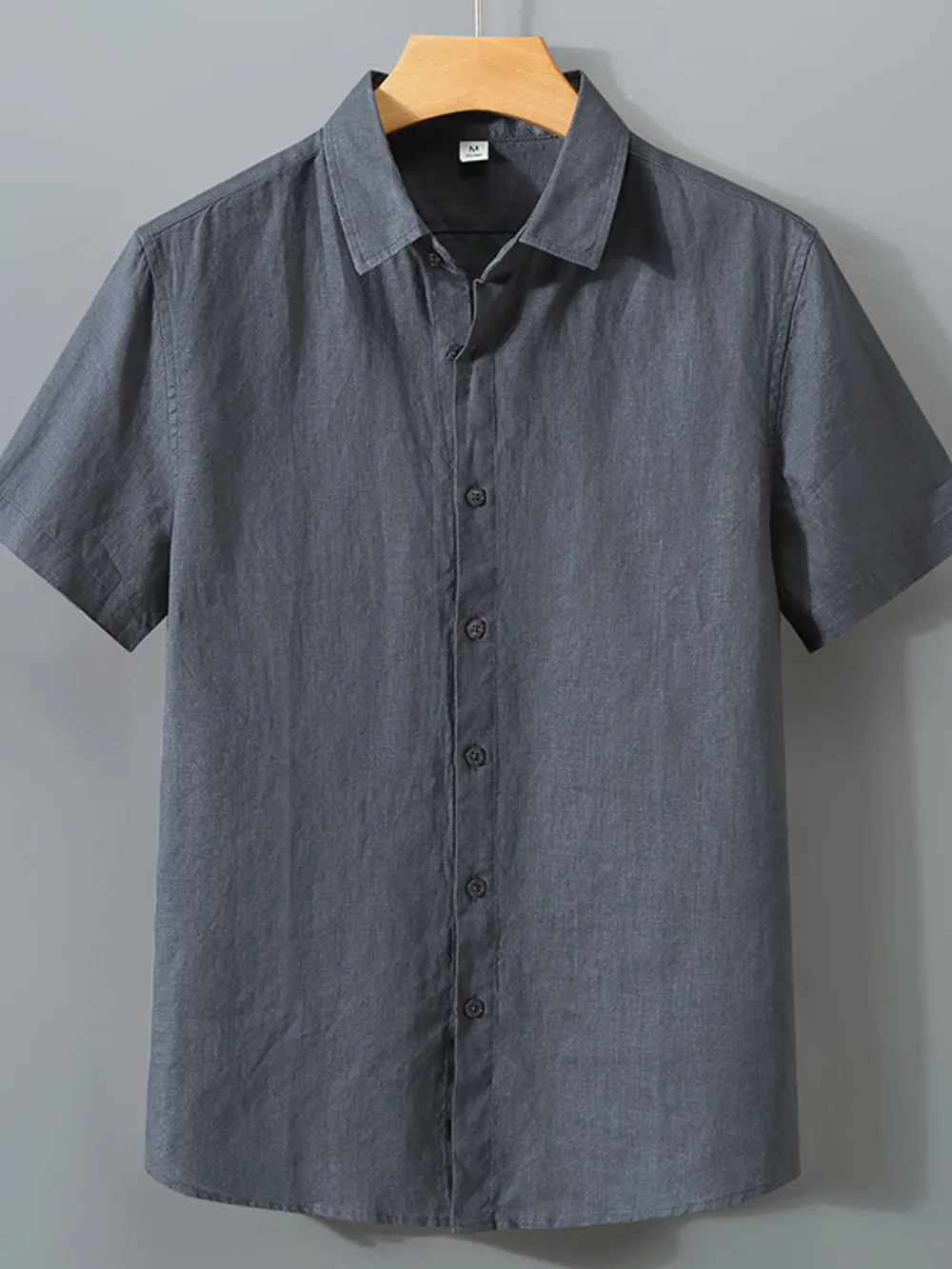 Men's Full Size Short Sleeve Button-Up Shirt Plus Size, image 5