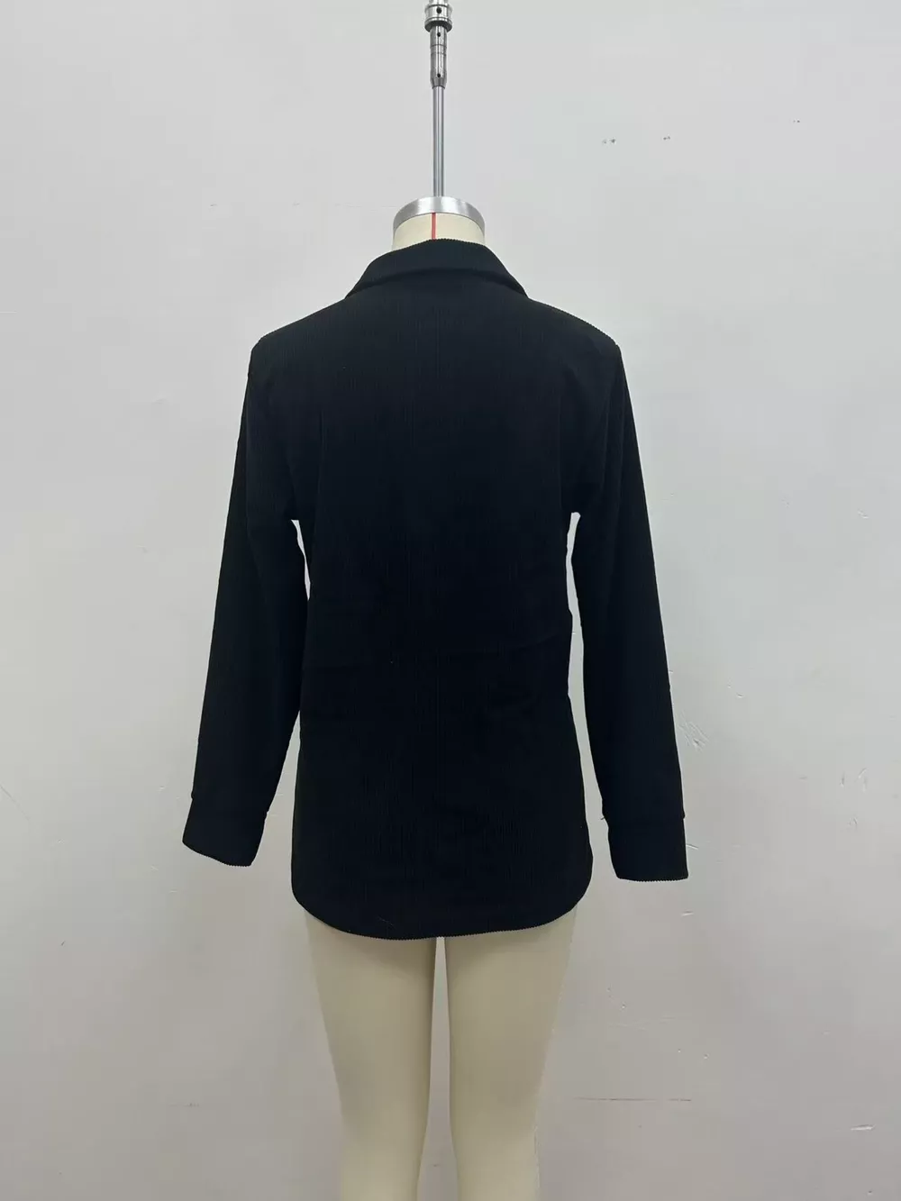 Full Size Button Detail Long Sleeve Top Plus Size, image 6