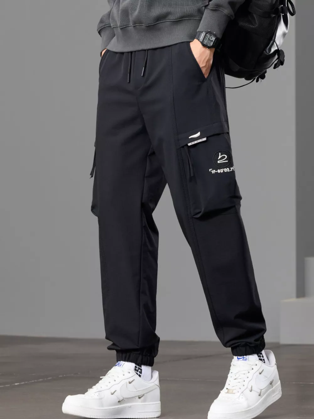 Men's Casual Cargo Joggers, image 8