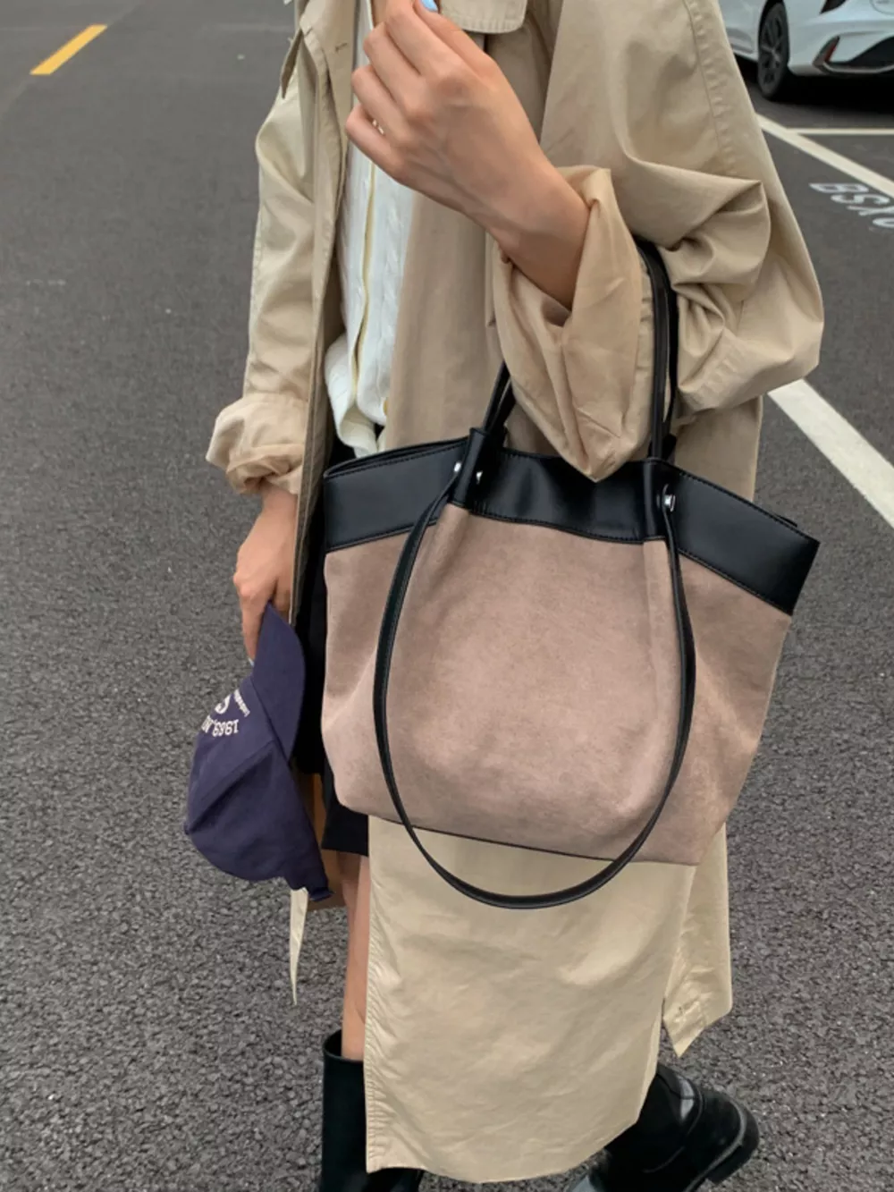 Lightweight Classic Color Tote Bag, image 10