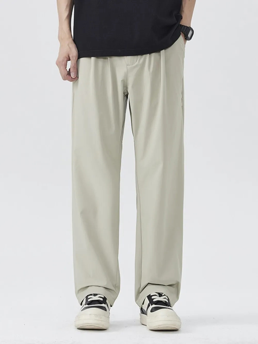 Men's Full Size Wide Leg Pants Plus Size