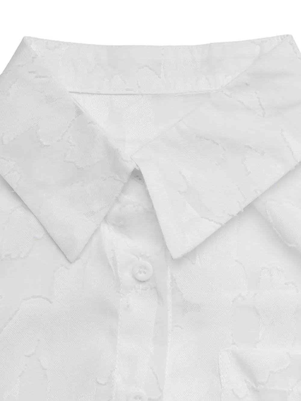 Sheer Button-Down Shirt, image 6