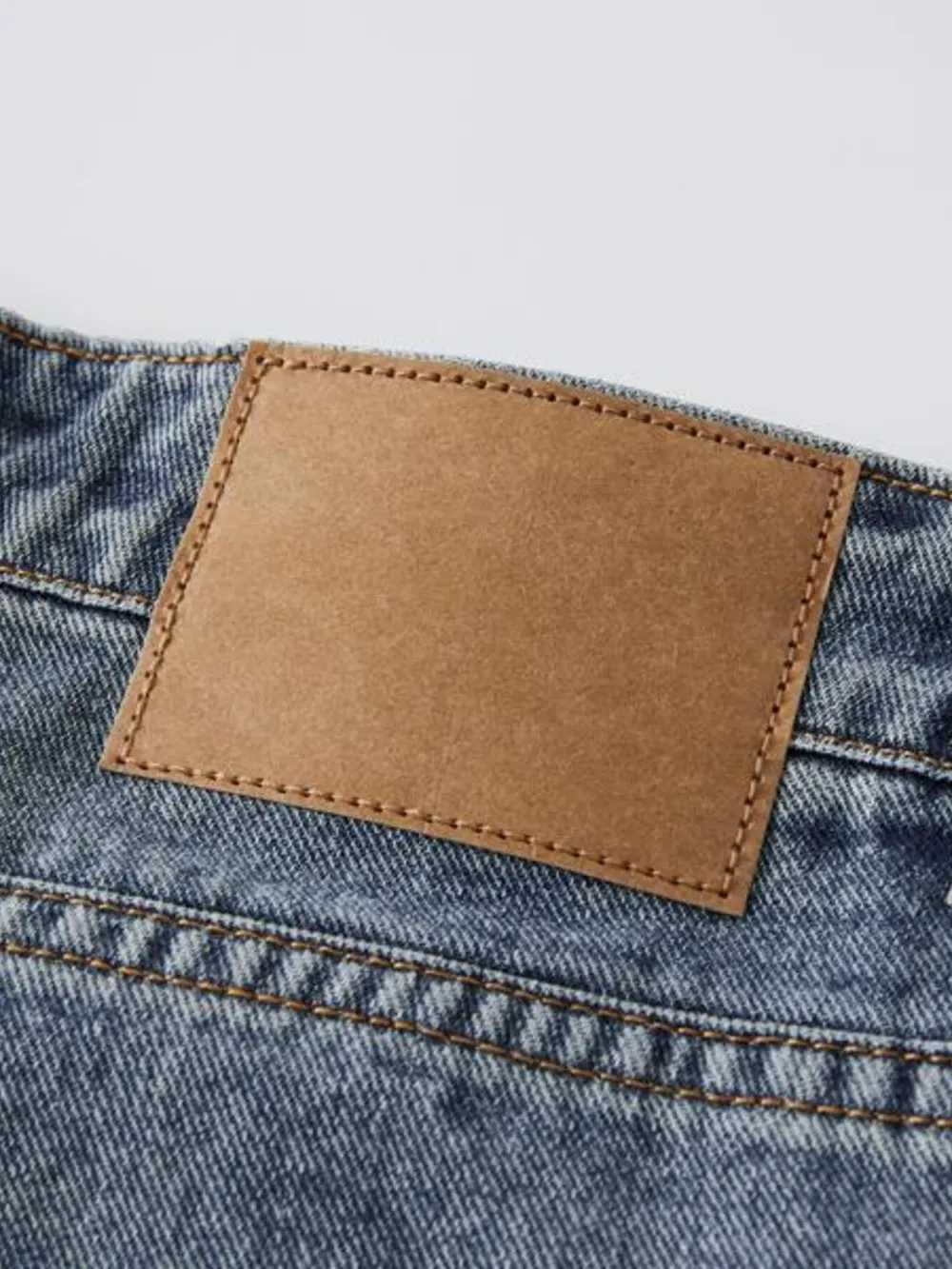 Men's Wash Wide Leg High-Rise Jeans, image 8