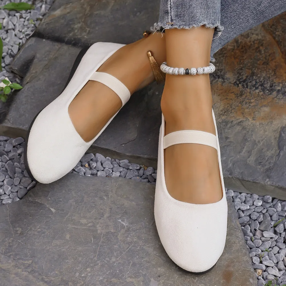 Round Toe Flats Slip-Ons, image 4