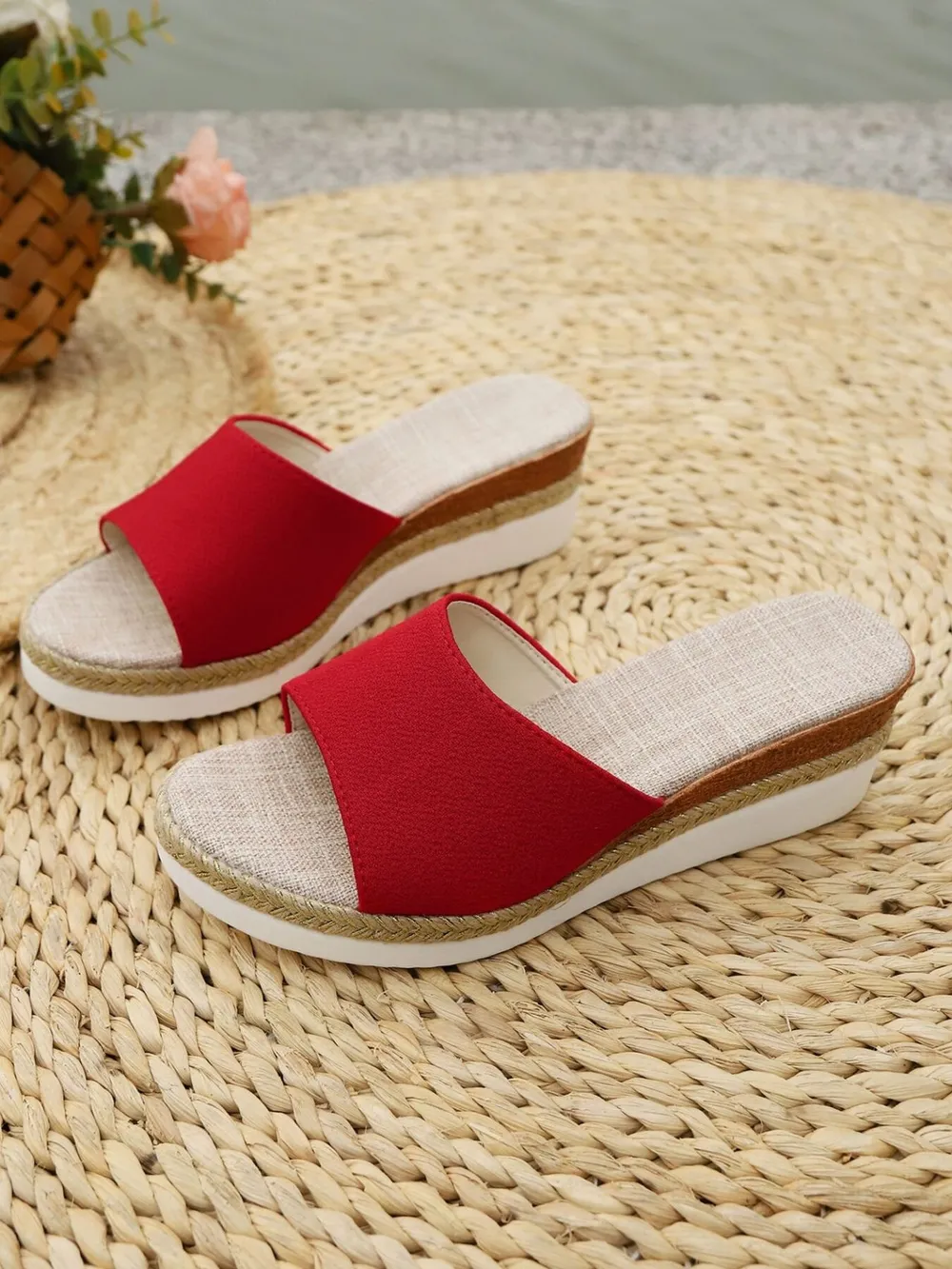 Open Toe Wedge Sandals, image 15