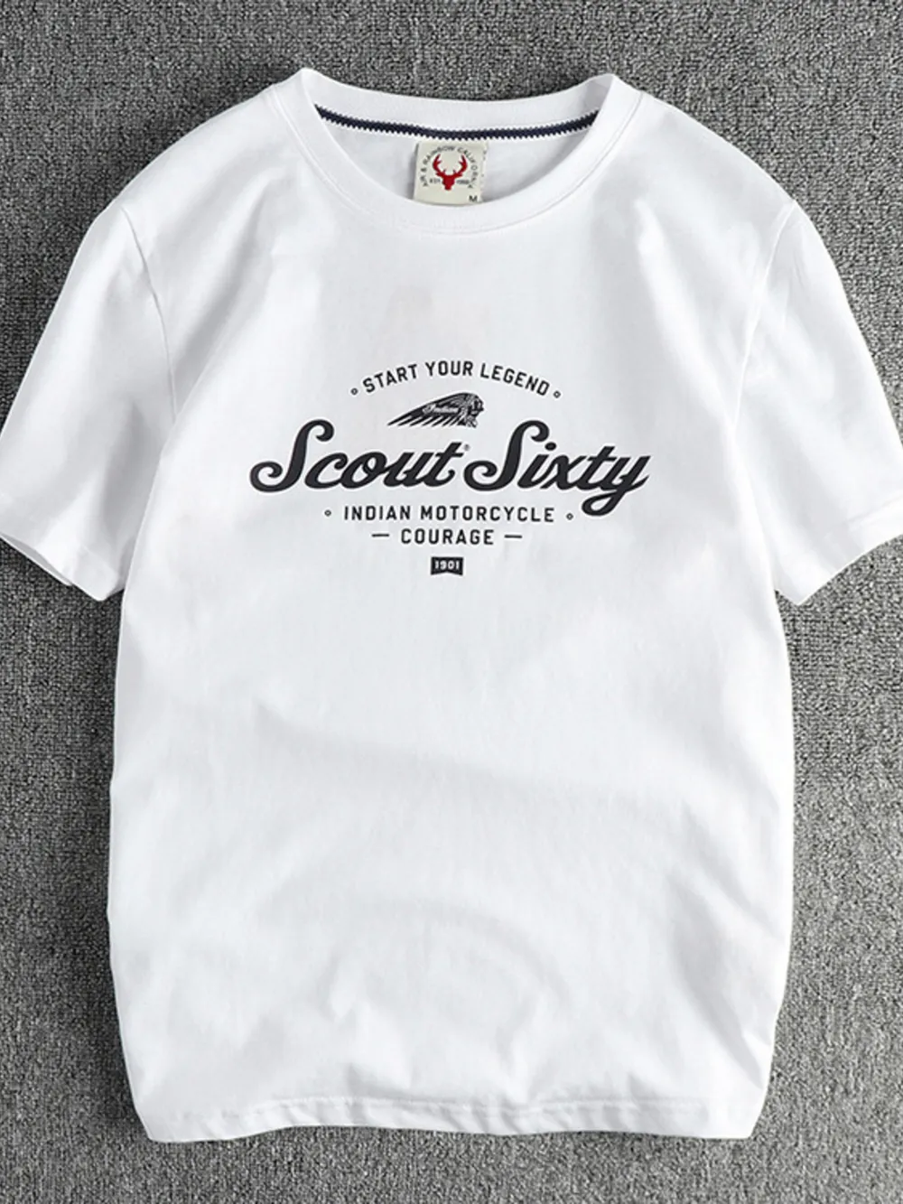 Men's Graphic Round Neck Short Sleeve T-Shirt, image 5