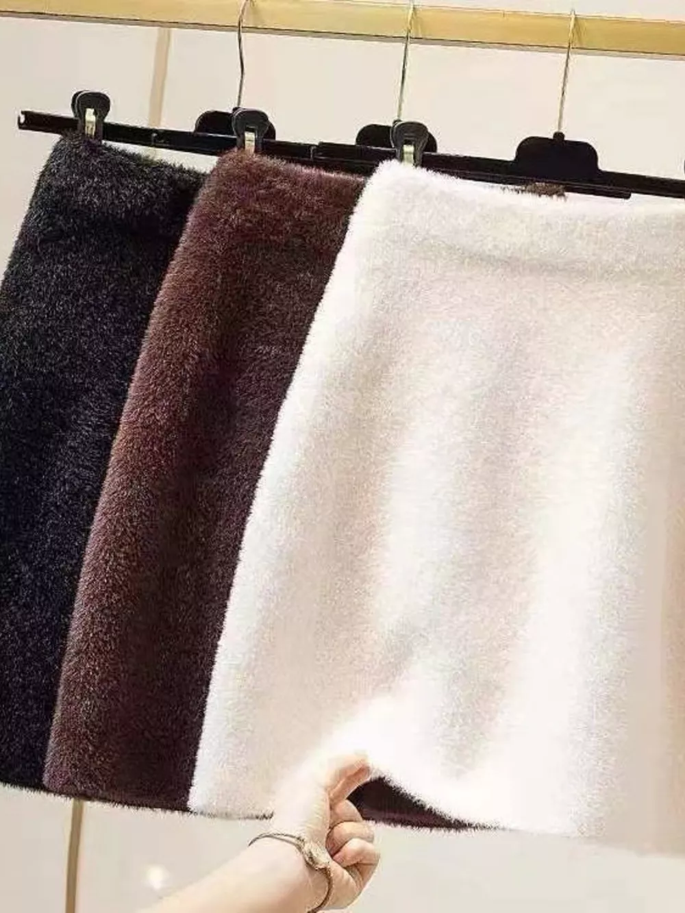 Plush Knit Mini Skirt, image 9