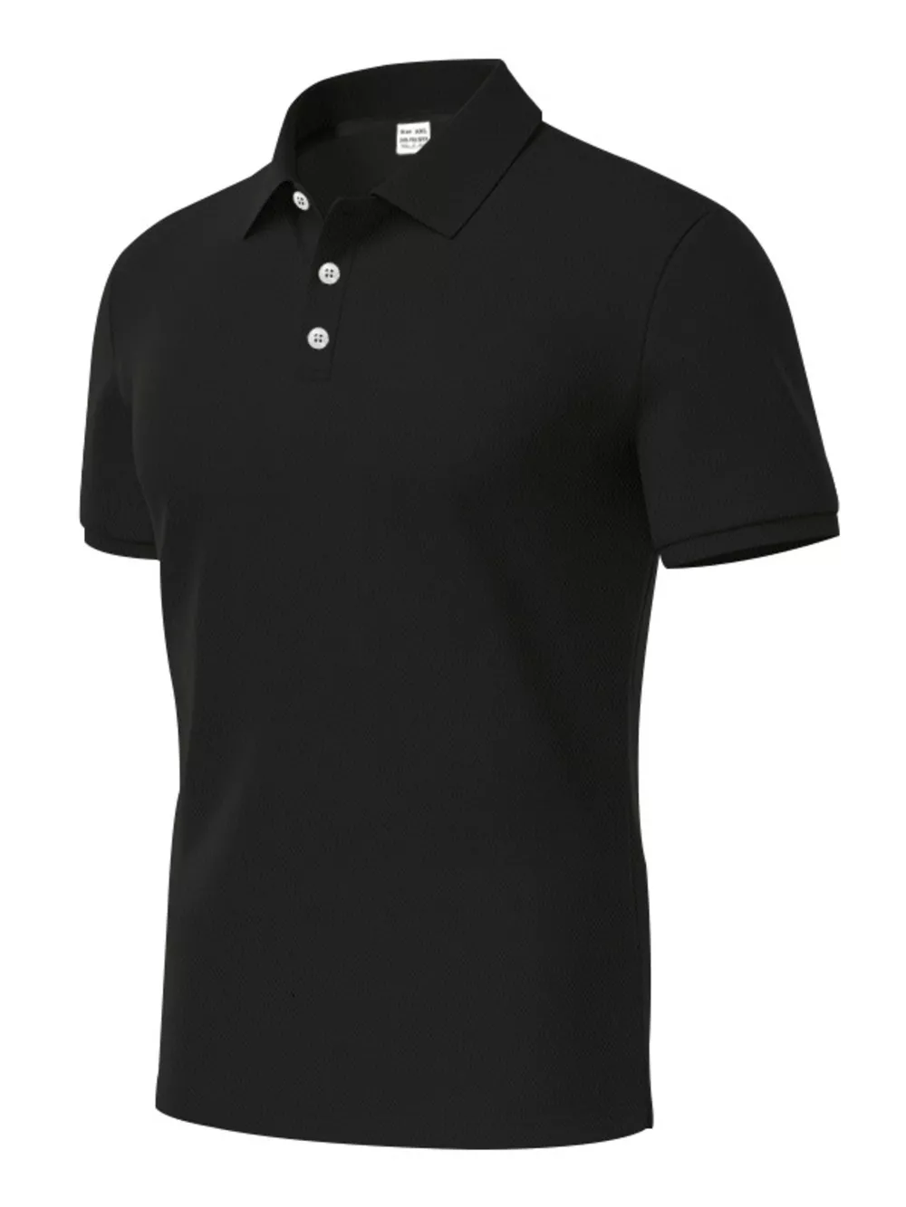 Men's Full Size Button Detail Short Sleeve Polo Plus Size, image 7