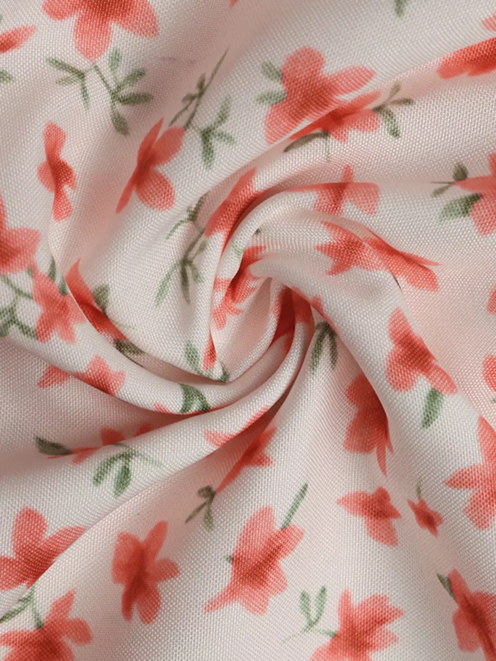 Floral Print V-Neck Puff Sleeve Mini Dress, image 10