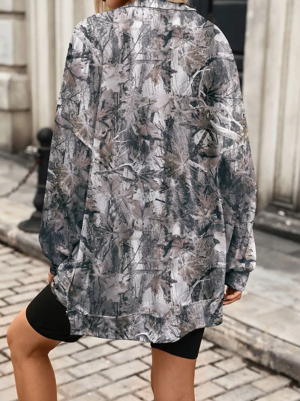 Printed Round Neck Sweatshirt, image 18