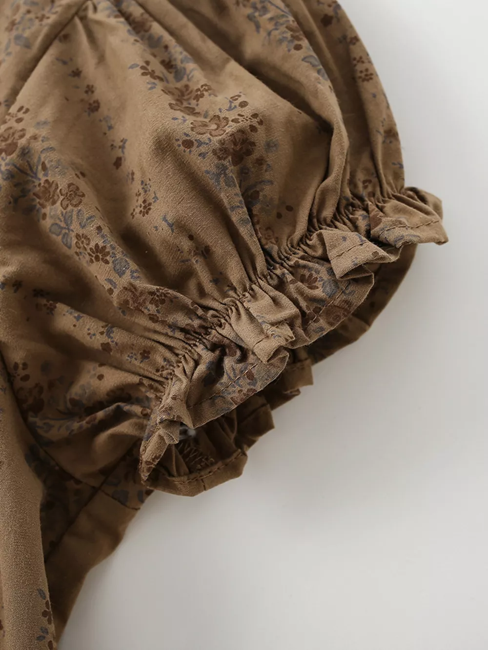 Children's Vintage Floral Puff Sleeve Dress, image 5