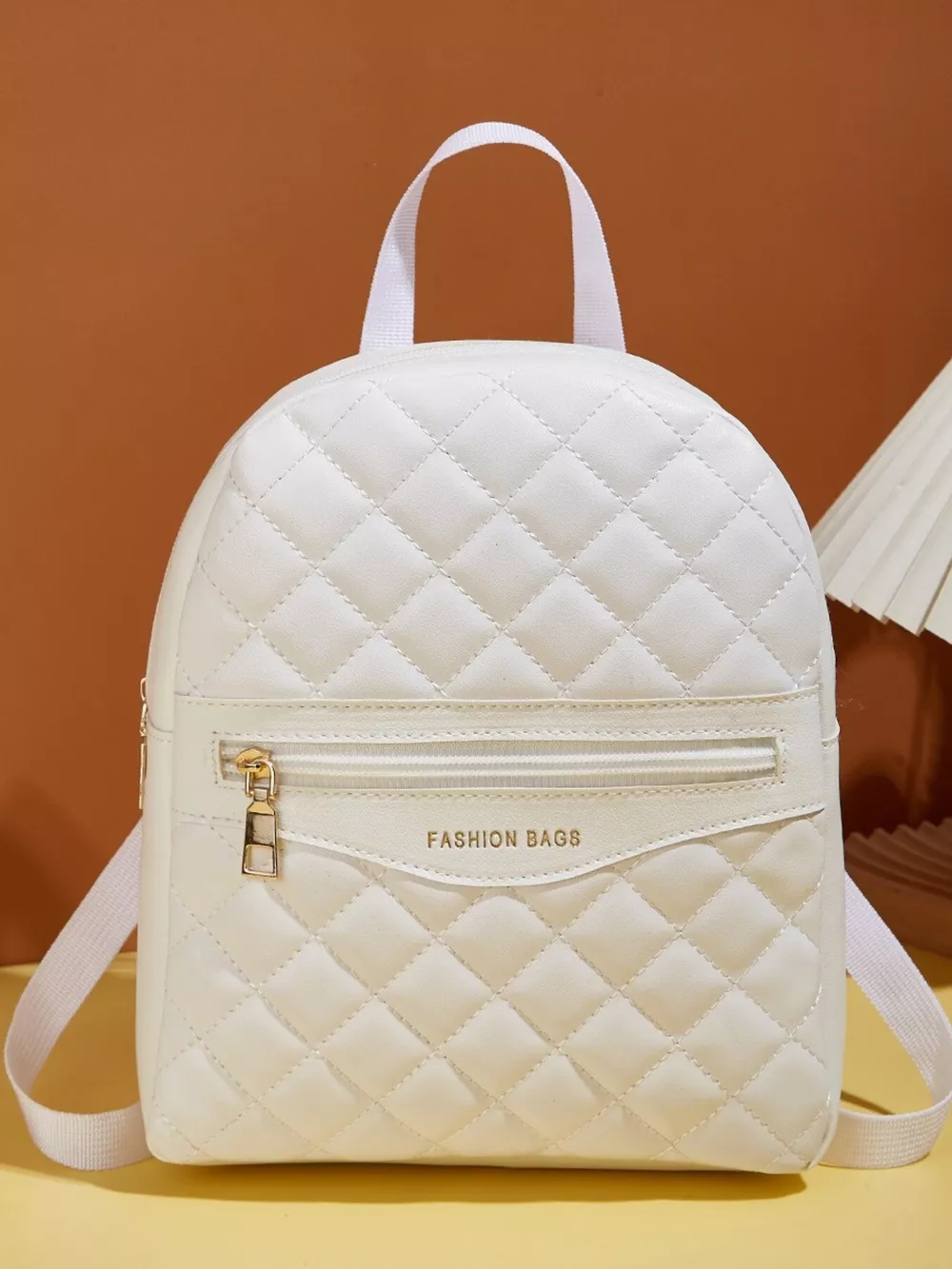 Quilted Lightweight Backpack Bag, image 6