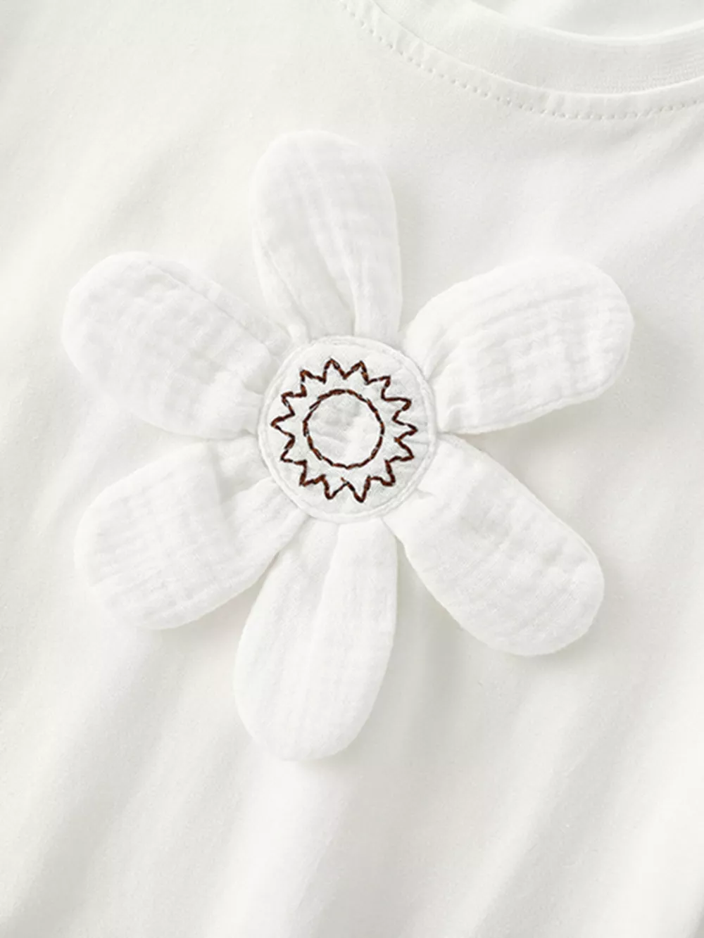 Children's 3D Flower Applique T-Shirt, image 4