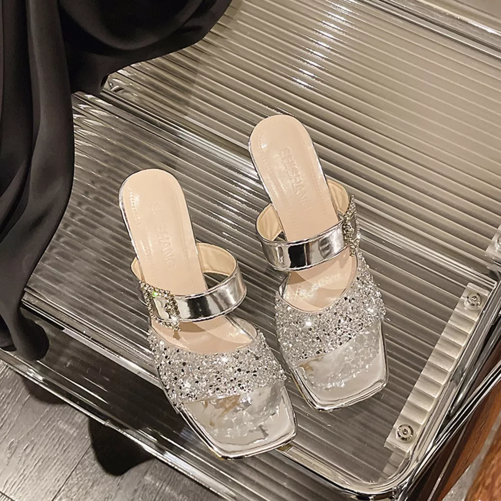 Open Toe Block Heels Sandals, image 6