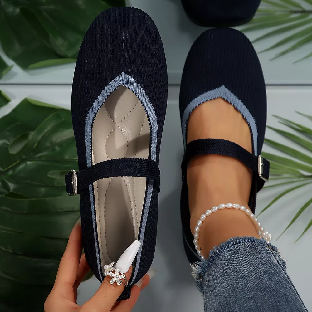 Round Toe Mesh Slip-Ons, image 19
