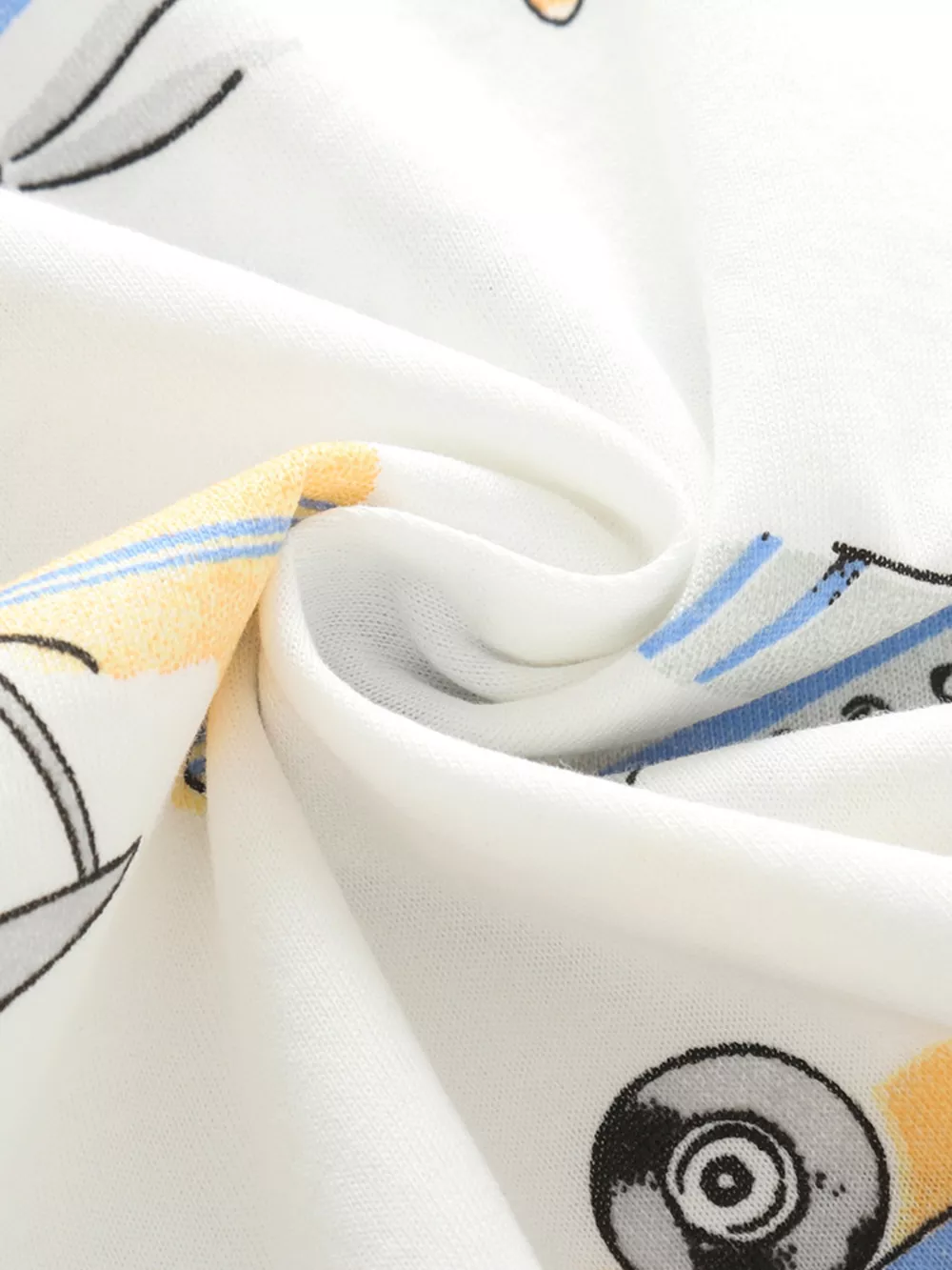 Children's Vehicle Print Cotton T-Shirt, image 5