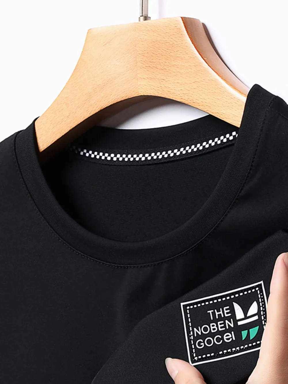 Men's Plus Size Crew Neck Short Sleeve T-Shirt, image 6