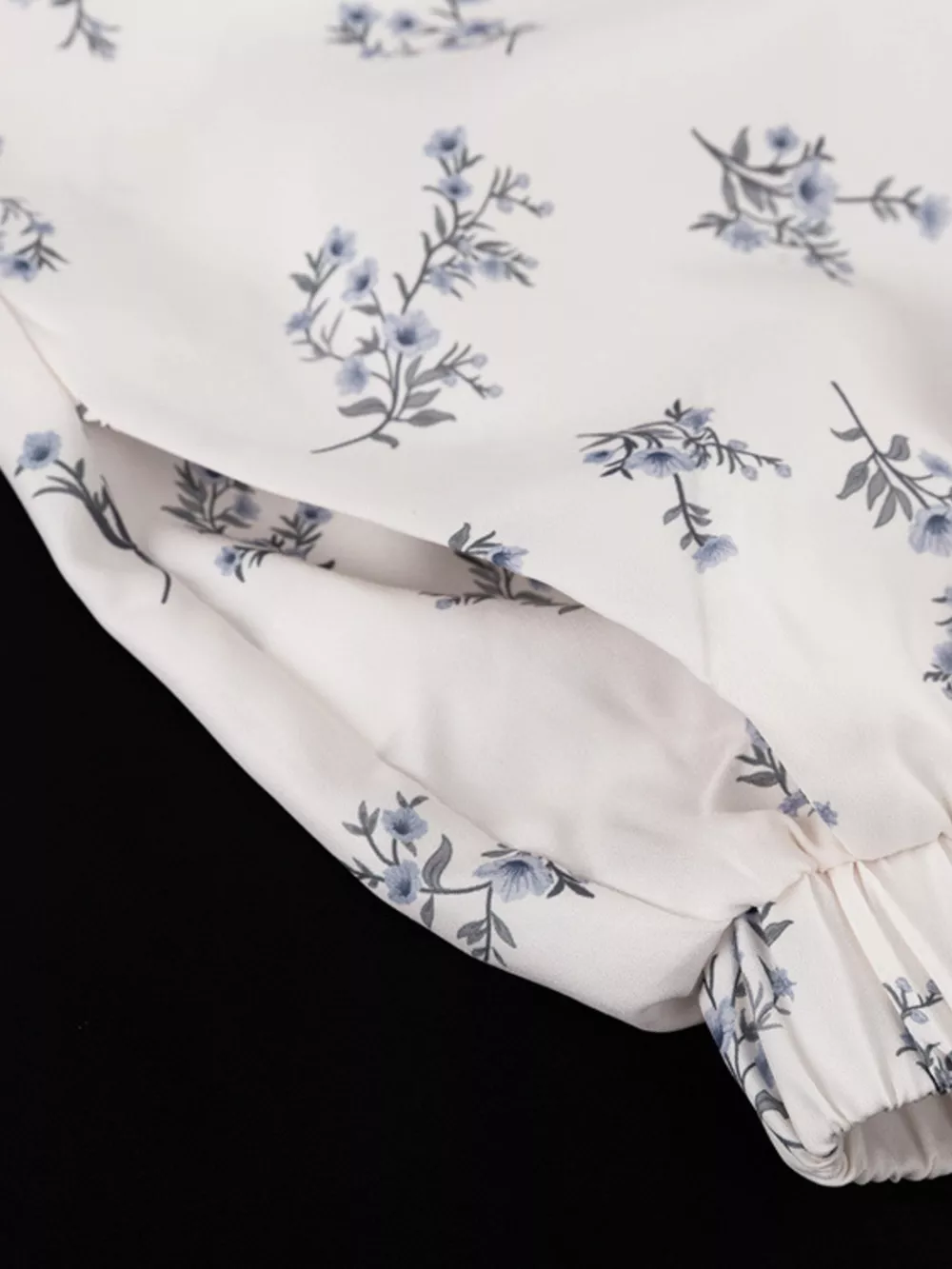 Floral Print Balloon Sleeve Top and Shorts Set, image 10