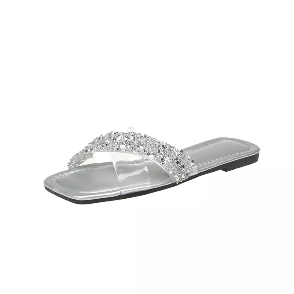 Open Toe Rhinestone Sandals, image 12