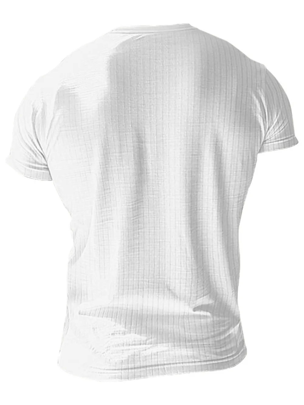 Men's Full Size Button Detail Henley Active T-Shirt Plus Size, image 7