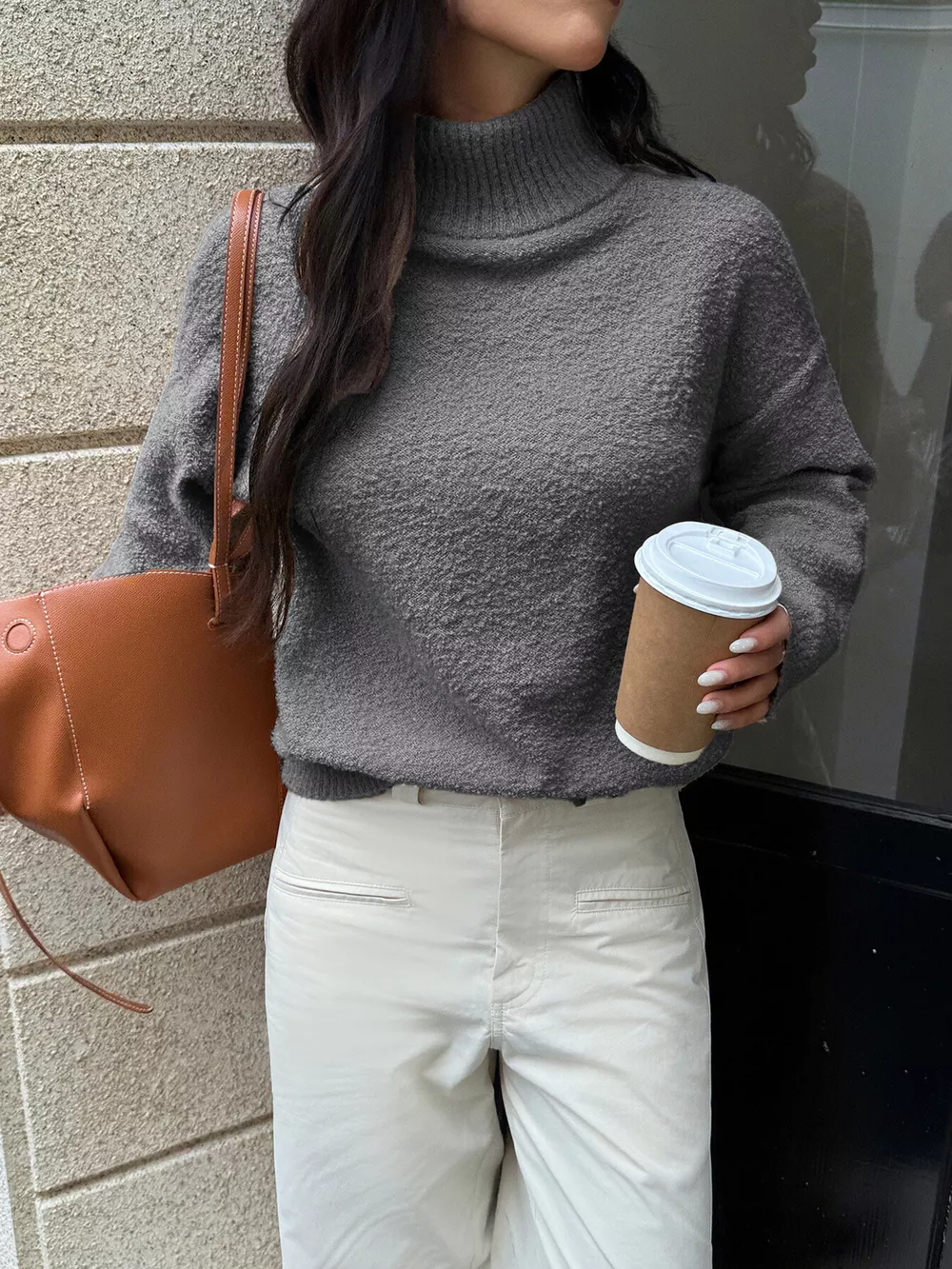 Turtleneck Long Sleeve Sweater, image 6
