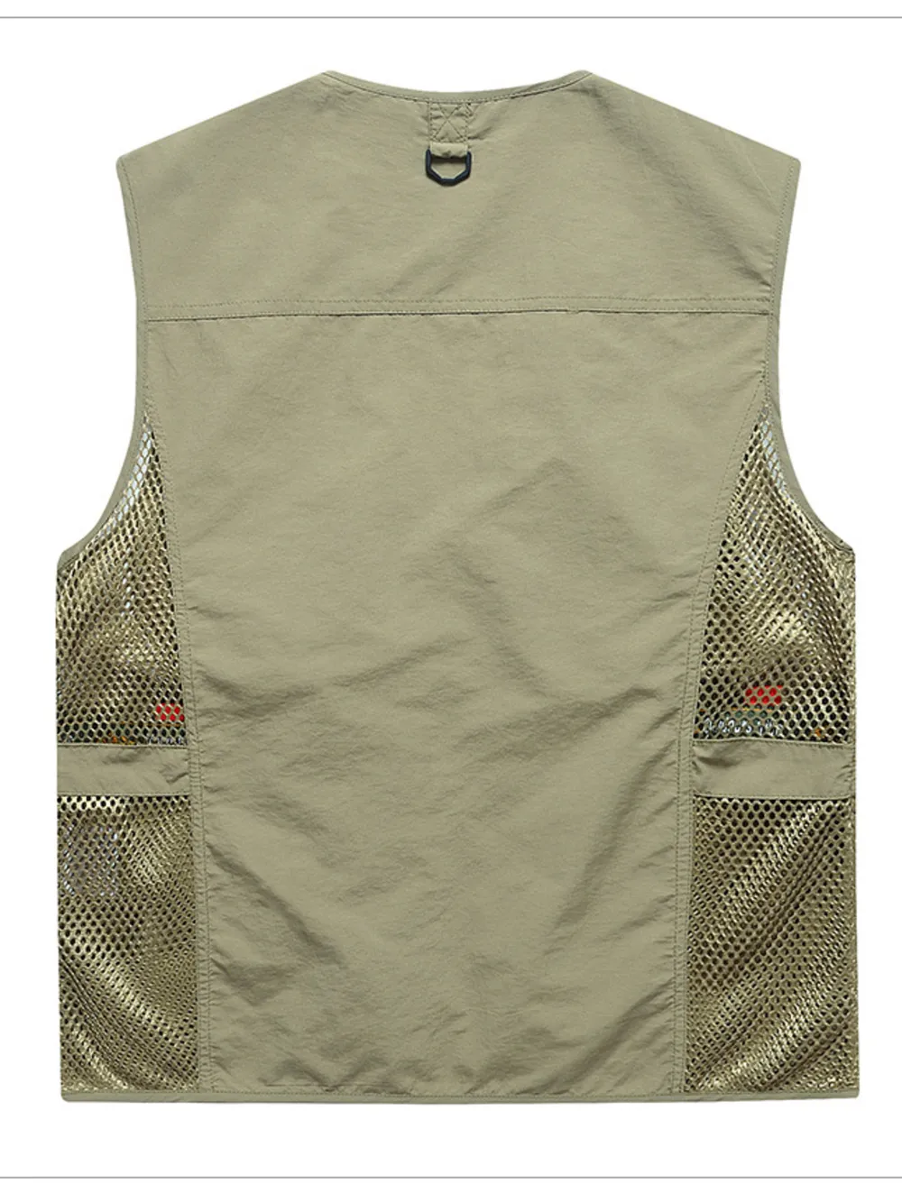 Men's Full Size Multi-Pocket Breathable Vest Plus Size, image 4