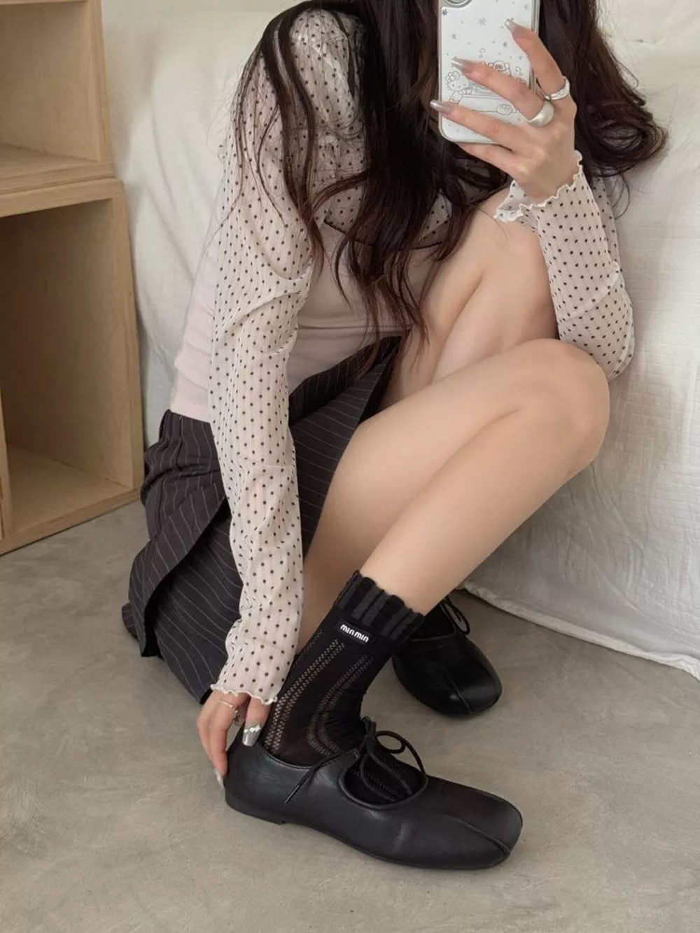 Knitted Crew Socks, image 3