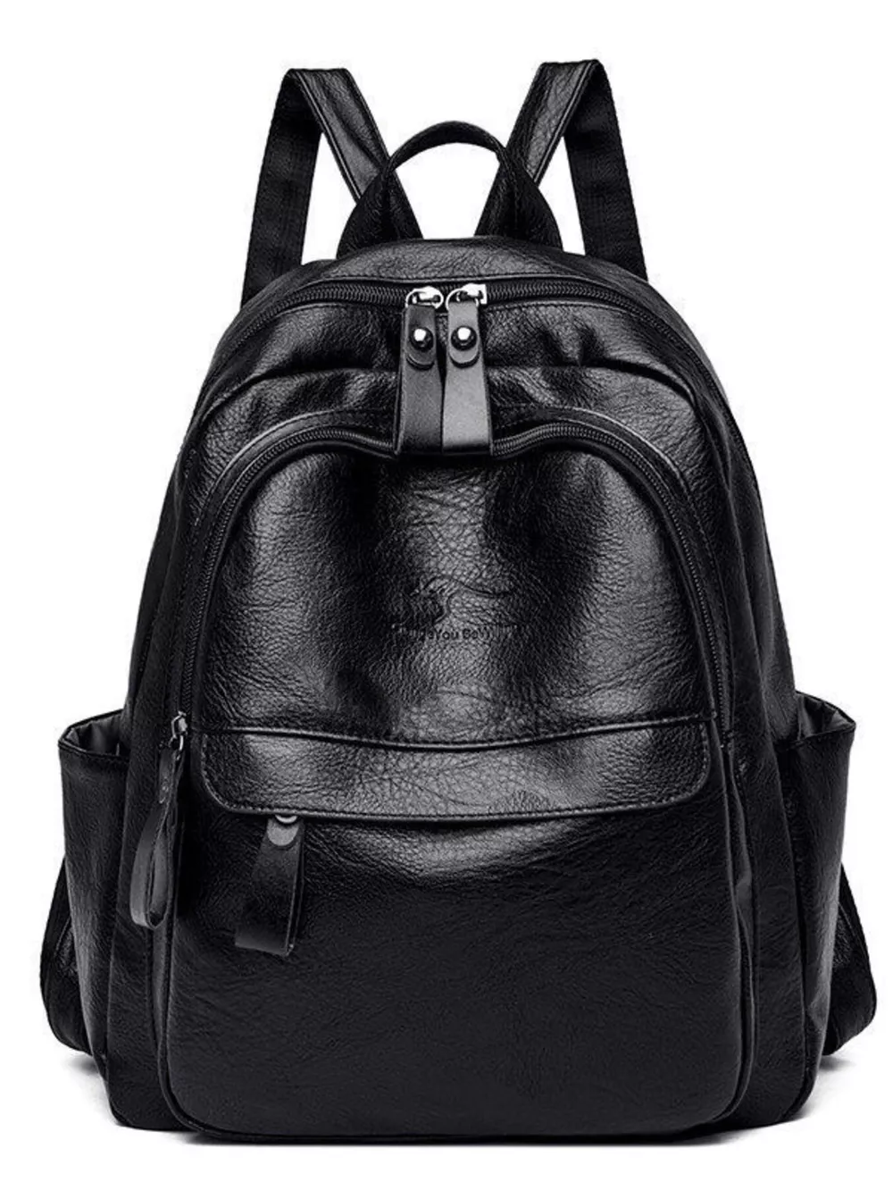PU Leather Backpack Bag
