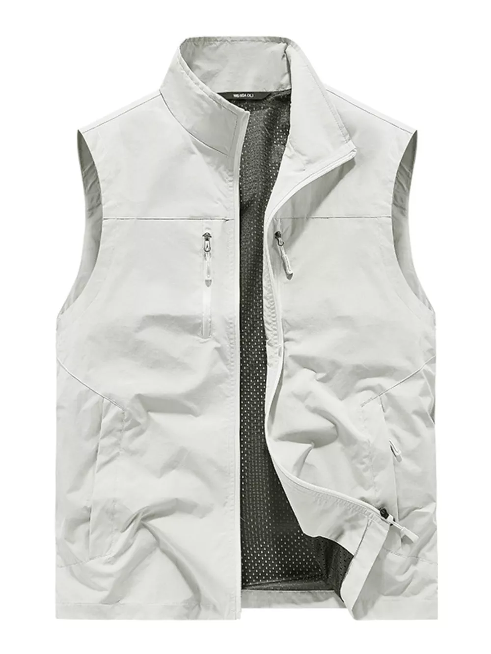 Men's Plus Size Lightweight Outdoor Zip Up Vest, image 6