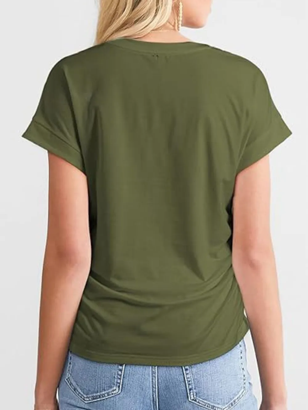 Round Neck Short Sleeve T-Shirt, image 3