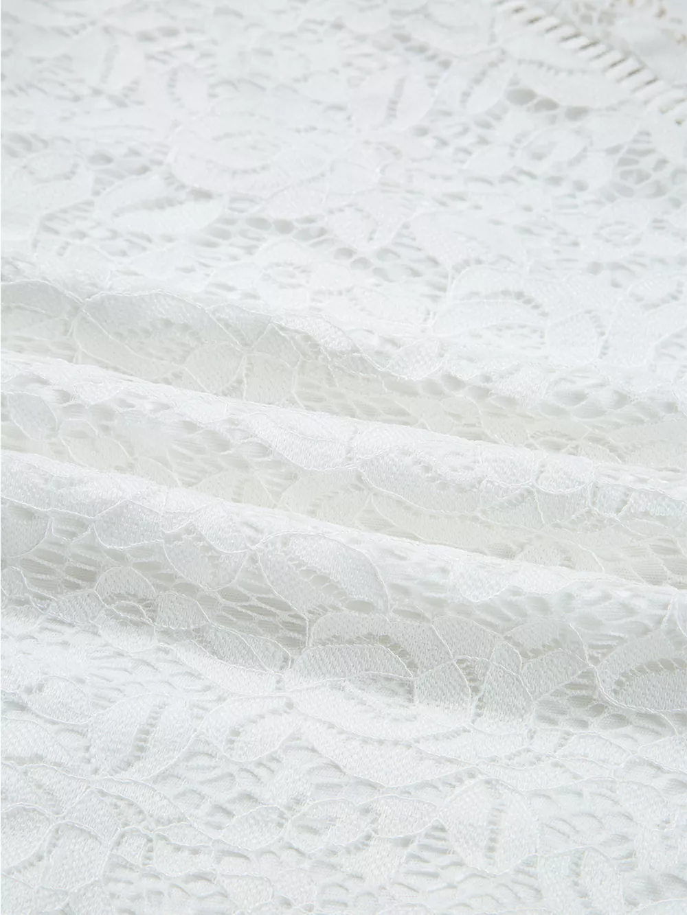 Tie Neck Lace Ruffle Detail Long Sleeve Blouse, image 6
