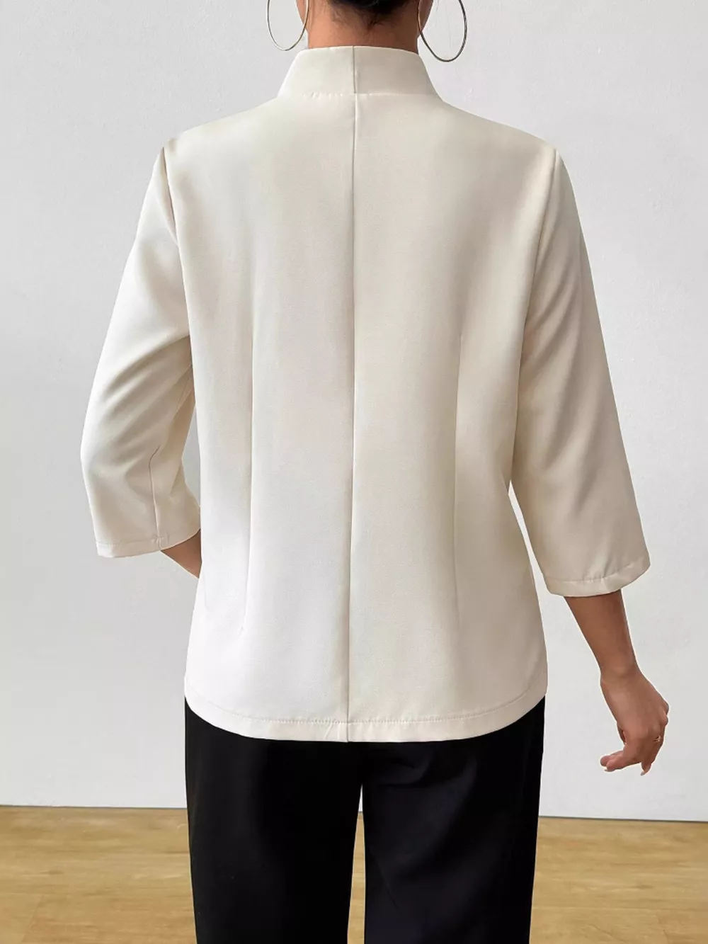 Three-Quarter Sleeves Blazer, image 4