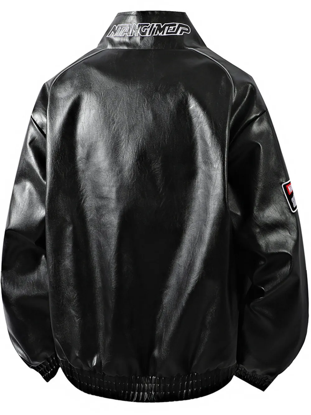 Men's Plus Size Zip Up Long Sleeve Jacket, image 2