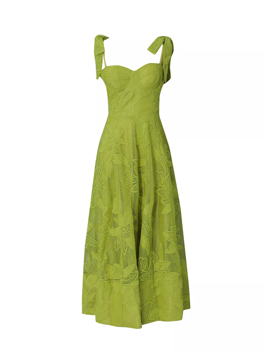 Sweetheart Neck Tie-Strap Dress