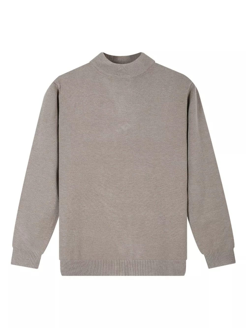 Men's Plus Size Slim-Fit Mock Neck Knit Top, image 15